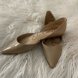 Sam Edelman Rodney d’Orsay Nude Pointed Flats